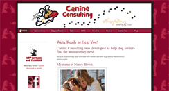Desktop Screenshot of canineconsulting.net